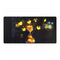 Hourglass Tree with Glowing Fruit — XL & XXL Desk Mat — Full Top-Down Artwork View