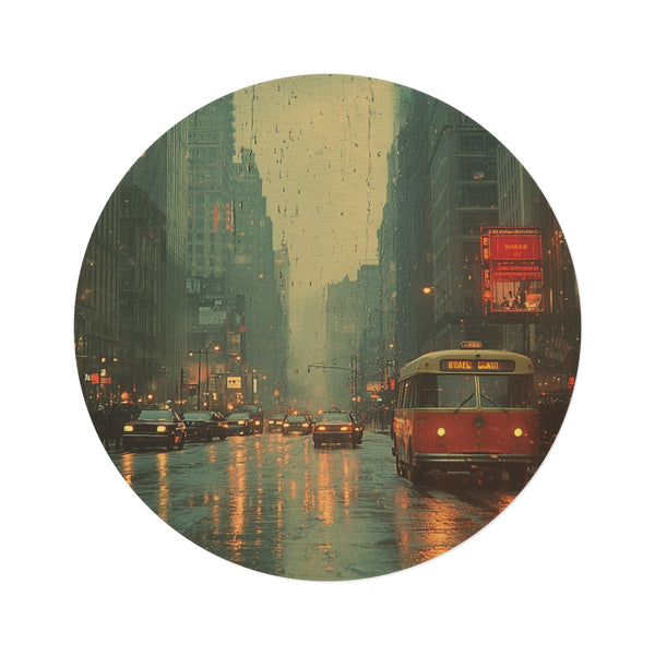 "Hubsw City Urban Round Rug"