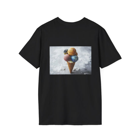Ice Cream Galaxy Planet T-Shirt