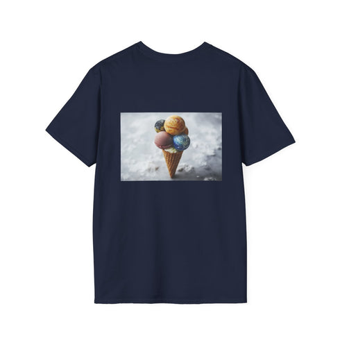 Ice Cream Galaxy Planet T-Shirt