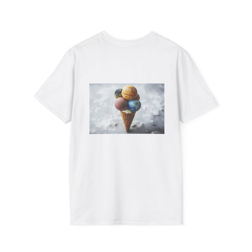 Ice Cream Galaxy Planet T-Shirt