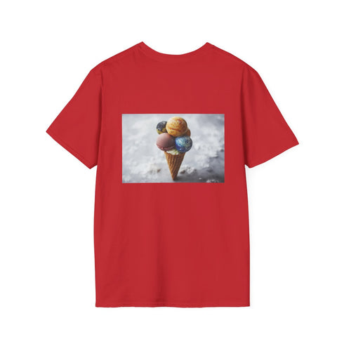 Ice Cream Galaxy Planet T-Shirt