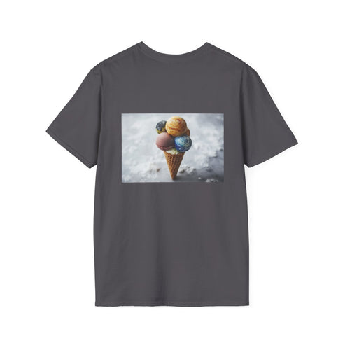 Ice Cream Galaxy Planet T-Shirt