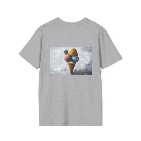 Ice Cream Galaxy Planet T-Shirt