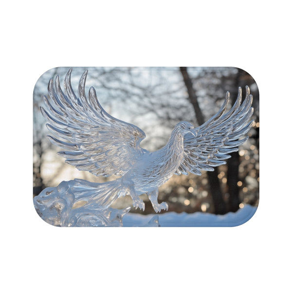 Ice Phoenix Bath Mat Decor