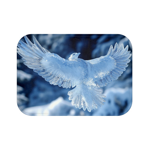 Ice Phoenix Bath Mat Frozen