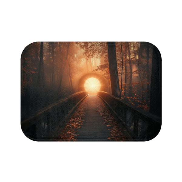 Illuminated Bridge Bath Mat Shine