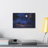 Canvas wall art featuring serene full moon night.