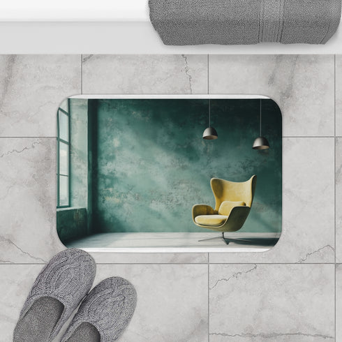 Imagery Is Luxury Memory Foam Bath Mat - Bathroom Lifestyle View