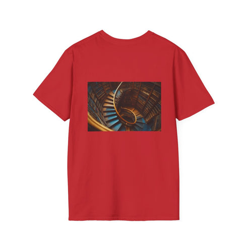Infinite Library Spiral Staircase Tee