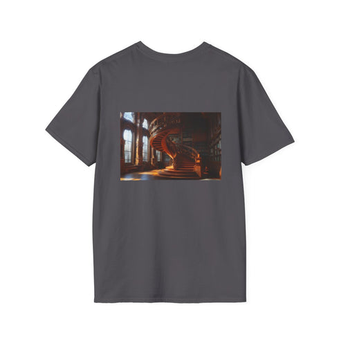 Infinite Staircase Library Graphic Tee