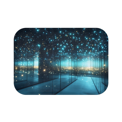 Infinity Mirror Shooting Star Bath Mat