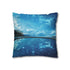 Infinity Pool with Celestial Reflection Double-Sided Square Cushion Cover