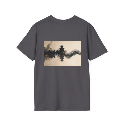 Ink Ribbon Skyline Temple T-Shirt