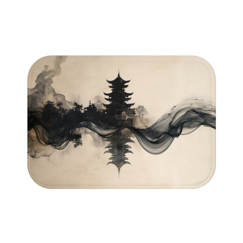 Ink Ribbon Temple Skyline Bathrug
