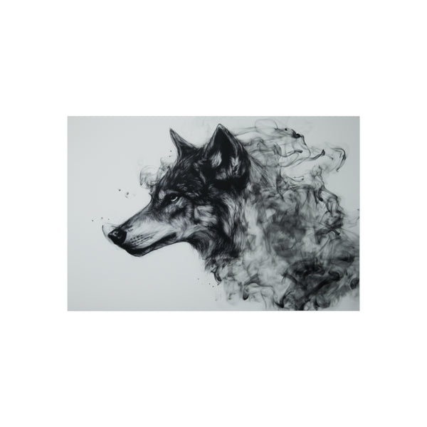 Ink Wolf Morphs into Smoke