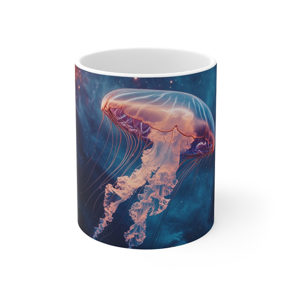 "Interstellar Jellyfish Nebula Coffee Mug"