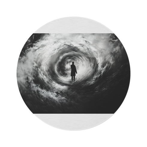 "Into the Void Round Rug"