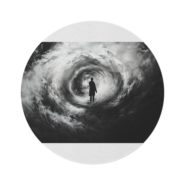 "Into the Void Round Rug"