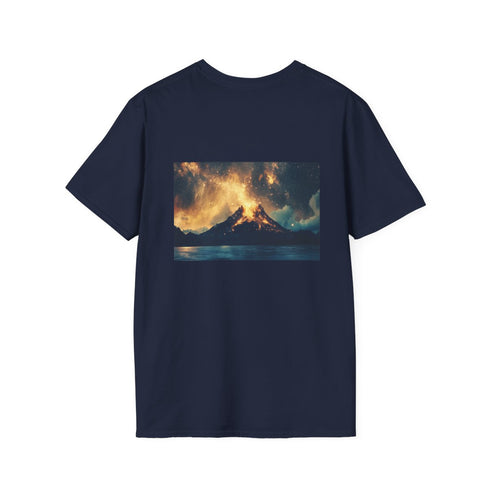 Inverted Volcano Stardust Rain T-shirt.