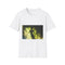 Invisible Creature Casting Glowing Shadow Graphic Unisex Softstyle T-Shirt - Front View
