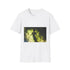 Invisible Creature Casting Glowing Shadow Graphic Unisex Softstyle T-Shirt - Front View