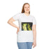 Invisible Creature Casting Glowing Shadow Graphic Unisex Softstyle T-Shirt - Model View