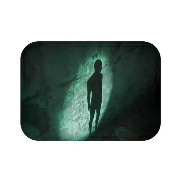 "Invisible Creature Glowing Shadow Bath Mat"