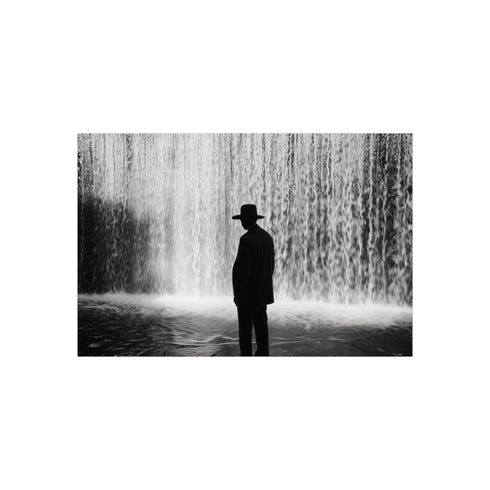 Invisible Man in Majestic Waterfall