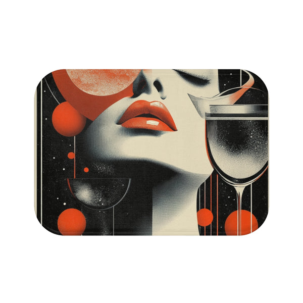 "Italian DJ Set Dinner Bath Mat"