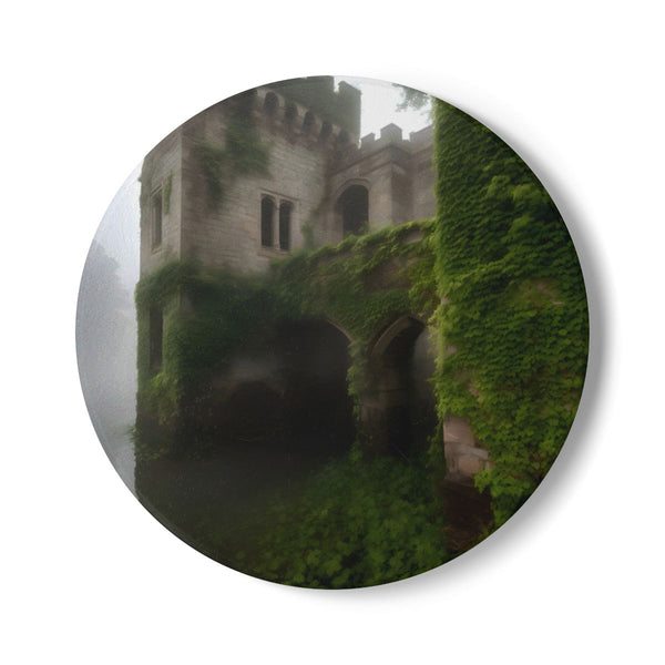 Ivy-covered Medieval Castle Coaster