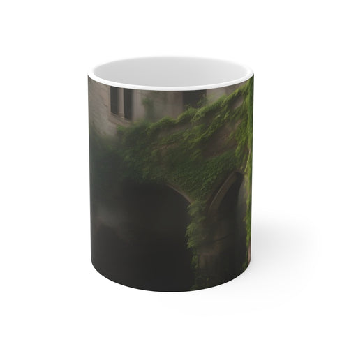 Ivy-Covered Medieval Castle Mug