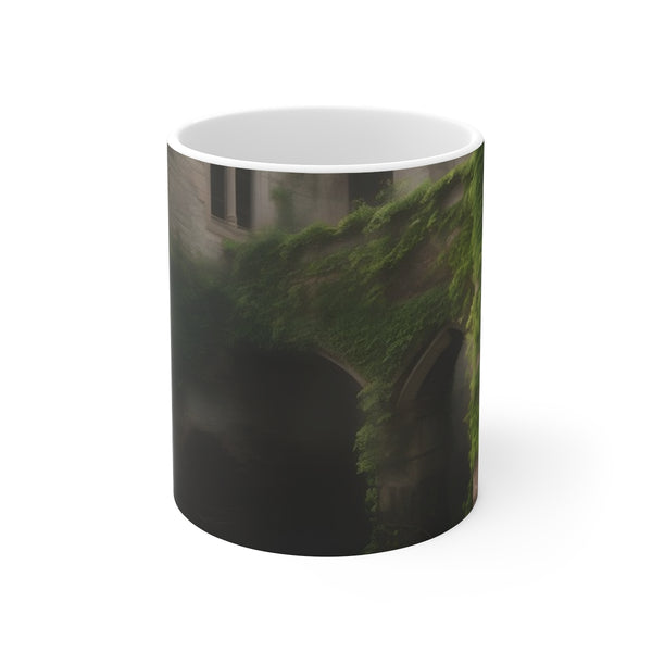 Ivy-Covered Medieval Castle Mug
