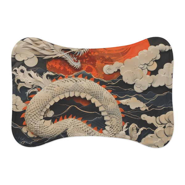 "Japanese Dragon Flight Pet Mat"