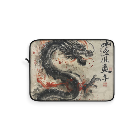 "Japanese-inspired Laptop Sleeve for Tech Savvy Nomads"