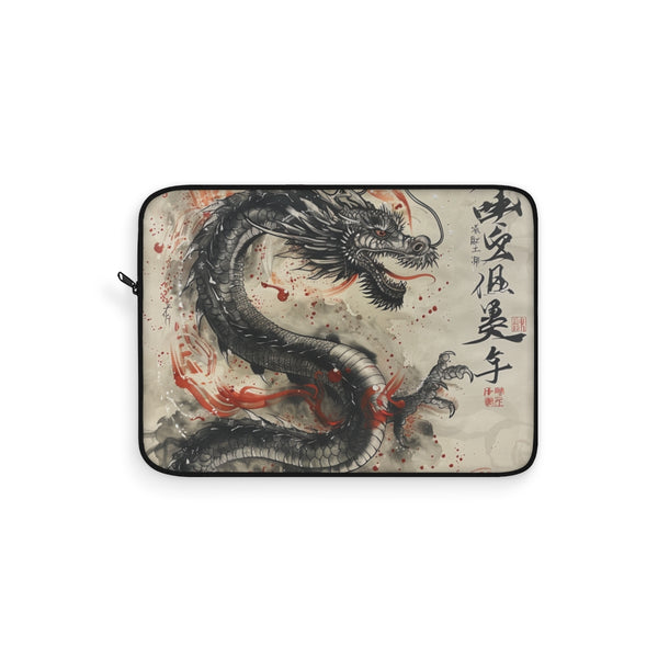 "Japanese-inspired Laptop Sleeve for Tech Savvy Nomads"
