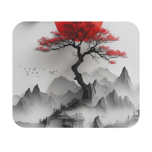 Japanese Mountain Tree Nature Mouse Pad