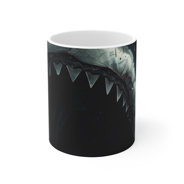 "Jawsome Painted Coffee Mug"