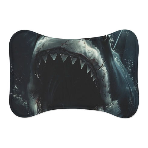 "Jawsome Pet Mat: Bite-sized Style"