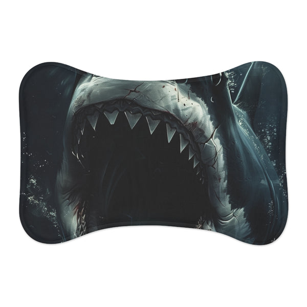 "Jawsome Pet Mat: Bite-sized Style"