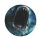 "Jawsome Round Rug: Beware Beneath"