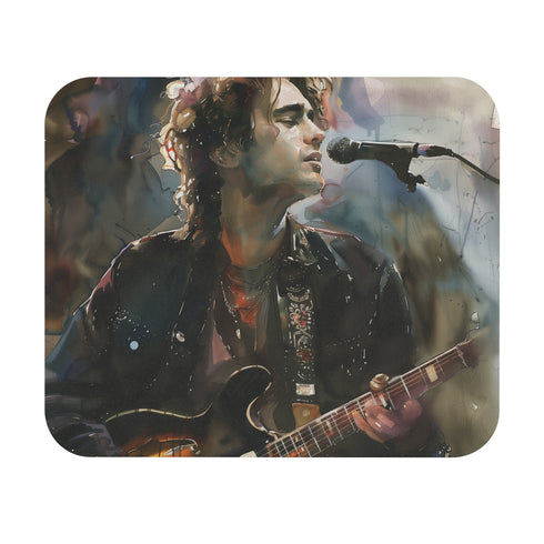 Jeff Buckley Watercolor Concert Mouse Pad