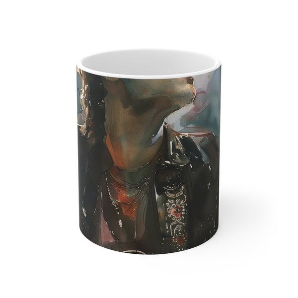 "Jeff Buckley Watercolor Concert Mug"
