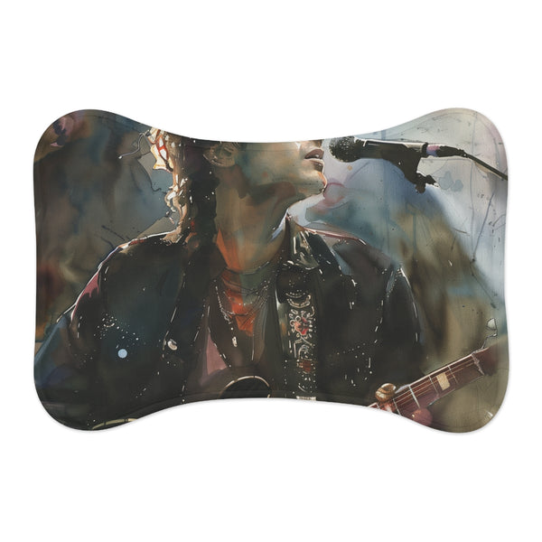 "Jeff Buckley Watercolor Pet Mat"