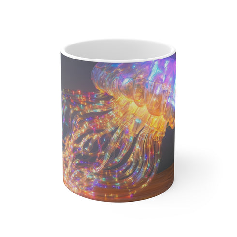 Jellyfish Fiber Optic Tentacle Mug
