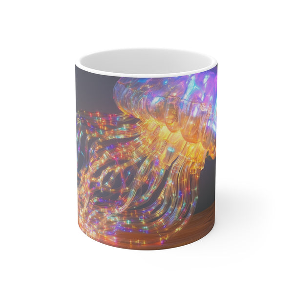 Jellyfish Fiber Optic Tentacle Mug