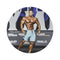 "Jeremy Buendia Round Rug: Embrace Champion Style"