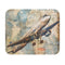 Jetsetter Journey Mouse Pad Vintage Aviation Adventure