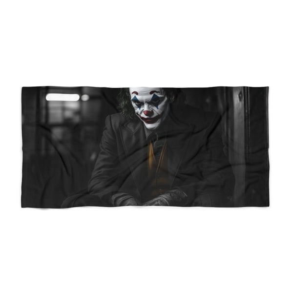 "Joker Beach Towel: Fiendishly Fun!"