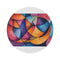 "Joyful Abstract Emotion Round Rug"